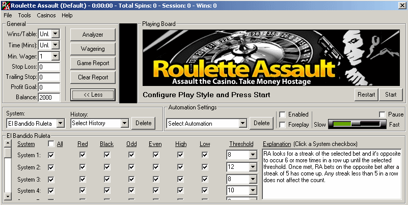 Click to view Roulette Bandit - Roulette Bandit System 1 screenshot